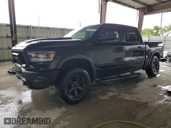 2020 Ram 1500 Rebel with VIN 1C6SRFLT8LN174114, listed as a Copart auction lot 59323525 with 102,701 mi miles and Non repairable. Bid and sale history available at DreamBid. Image 1.