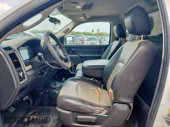 2012 Ram 1500 ST with VIN 3C6JD6DP7CG158765, listed as a Copart auction lot 59503785 with 141,374 mi miles and Clean title. Bid and sale history available at DreamBid. Image 7.