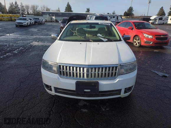 2007 Lincoln MKZ with VIN 3LNHM28T57R638347, listed as a Copart auction lot 46675475 with 0 mi miles and Clean Title. Bid and sale history available at carsss.com. Image 5.