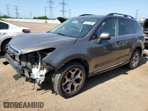 2017 Subaru Forester Touring with VIN JF2SJATC2HH416423, listed as a Copart auction lot 60541835 with 102,803 mi miles and Salvage title. Bid and sale history available at DreamBid. Image 1.