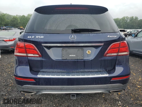 2016 Mercedes-Benz GLE 350 with VIN 4JGDA5HB5GA636186, listed as a Copart auction lot 63459905 with 127,899 mi miles and Salvage title. Bid and sale history available at DreamBid. Image 6.