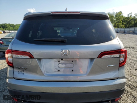 2021 Honda Pilot Special Edition with VIN 5FNYF5H22MB010962, listed as a Copart auction lot 56402185 with 44,810 mi miles and Salvage title. Bid and sale history available at DreamBid. Image 6.