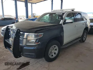 2015 Chevrolet Tahoe Commercial with VIN 1GNSK3EC6FR584004, listed as a Copart auction lot 53166265 with Not provided miles and Salvage title. Bid and sale history available at DreamBid. Image 1.