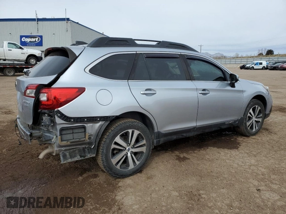 2018 Subaru Outback Limited with VIN 4S4BSENC4J3231501, listed as a Copart auction lot 48344835 with 77,017 mi miles and Salvage title. Bid and sale history available at DreamBid. Image 3.