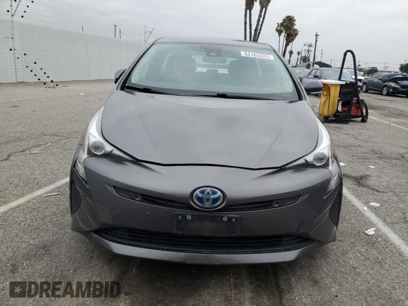 2017 Toyota Prius Two with VIN JTDKARFU8H3047212, listed as a Copart auction lot 53165625 with 82,646 mi miles and Salvage Title. Bid and sale history available at carsss.com. Image 5.