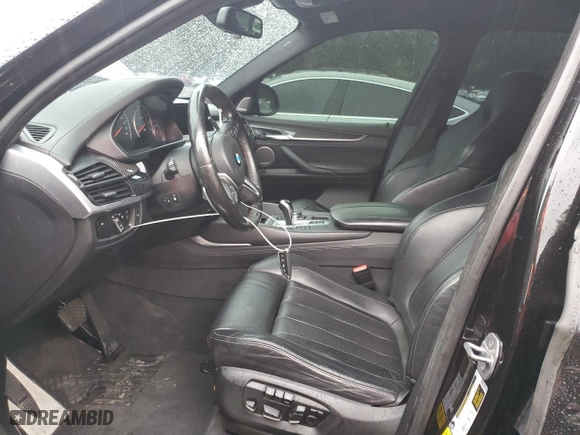 2015 BMW X5 M with VIN 5YMKT6C59F0C89697, listed as a Copart auction lot 80650234 with 50,367 mi miles and Salvage Title. Bid and sale history available at carsss.com. Image 7.