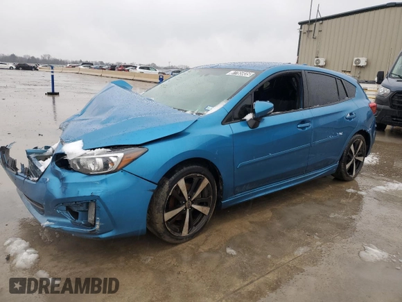 2018 Subaru Impreza Special Sports z VIN 4S3GTAK60J3722985, wystawiony jako Copart lot #87765935 z przebiegiem Nie podano mil oraz Czysty tytuł • Clean title. Historia ofert i sprzedaży dostępna na DreamBid. Obrazek 1.