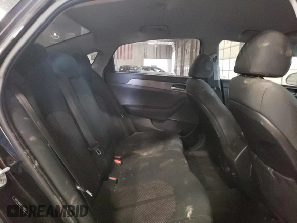 2019 Hyundai Sonata SE with VIN 5NPE24AF9KH762503, listed as a Copart auction lot 53690485 with 76,278 mi miles and Salvage Title. Bid and sale history available at carsss.com. Image 10.