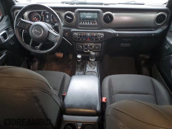 2019 Jeep Wrangler Unlimited Sport with VIN 1C4HJXDG8KW603584, listed as a Copart auction lot 86677784 with 85,182 mi miles and Salvage title. Bid and sale history available at DreamBid. Image 8.