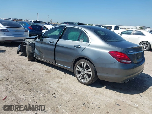 2017 Mercedes-Benz C 300 with VIN 55SWF4JB2HU218808, listed as a IAAI auction lot 42094419 with 75,780 mi miles and . Bid and sale history available at DreamBid. Image 3.