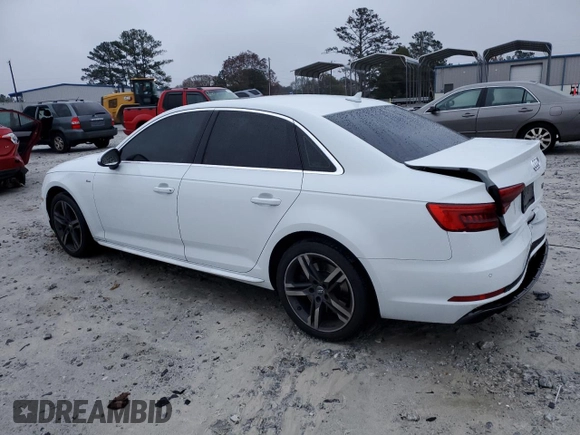 2017 Audi A4 Premium Plus with VIN WAULNAF48HN009281, listed as a Copart auction lot 82388984 with 109,894 mi miles and Salvage Title. Bid and sale history available at carsss.com. Image 2.