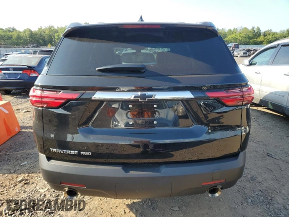 2023 Chevrolet Traverse LS with VIN 1GNEVFKW4PJ266788, listed as a Copart auction lot 69011494 with 17,895 mi miles and Salvage Title. Bid and sale history available at carsss.com. Image 6.