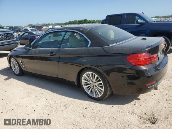 2016 BMW 4 Series 435i with VIN WBA3T3C55G5A41301, listed as a Copart auction lot 48747635 with 92,855 mi miles and Clean title. Bid and sale history available at DreamBid. Image 2.