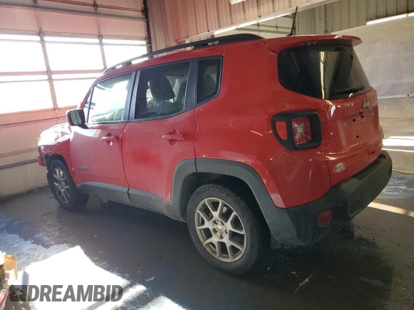 2020 Jeep Renegade Altitude with VIN ZACNJABB3LPL91504, listed as a Copart auction lot 88842015 with 66,513 mi miles and Salvage title. Bid and sale history available at DreamBid. Image 2.