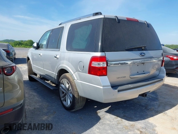 2015 Ford Expedition Limited with VIN 1FMJU2AT5FEF49312, listed as a IAAI auction lot 41523894 with 81,363 mi miles and . Bid and sale history available at DreamBid. Image 3.