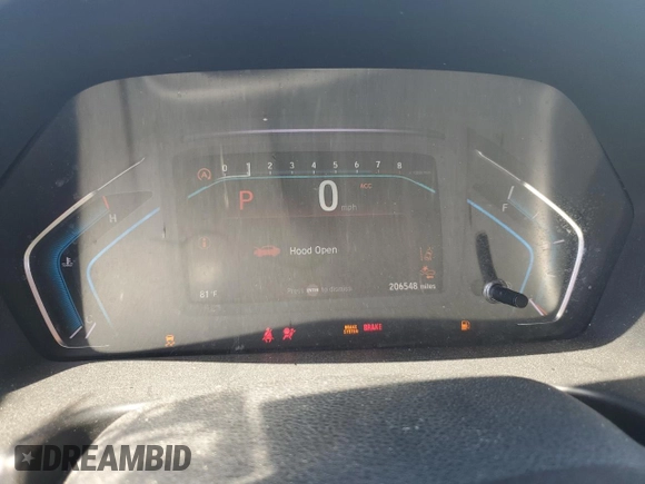 2019 Honda Odyssey Elite with VIN 5FNRL6H96KB018026, listed as a Copart auction lot 53466285 with 206,548 mi miles and Non Repairable. Bid and sale history available at DreamBid. Image 9.