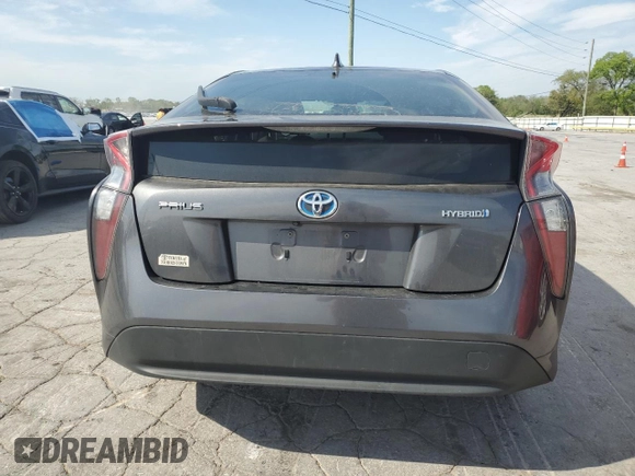 2016 Toyota Prius Two with VIN JTDKBRFU0G3000980, listed as a Copart auction lot 53961395 with 266,472 mi miles and Salvage Title. Bid and sale history available at DreamBid. Image 6.