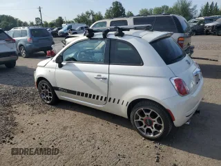 2017 FIAT 500 Pop с VIN 3C3CFFKR3HT671188, выставлен на аукционе Copart как лот 61052695 с пробегом 56 566 миль миль и Списание • Salvage title. История ставок и продаж доступна на DreamBid. Изображение 2.