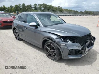 2018 Audi SQ5 Premium Plus with VIN WA1A4AFY0J2169916, listed as a Copart auction lot 65197153 with 75,478 mi miles. Bid and sale history available at carsss.com. Image 4.