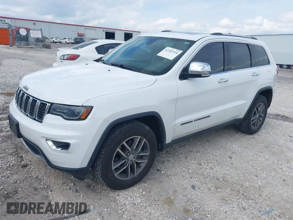 2017 Jeep Grand Cherokee Limited with VIN 1C4RJEBG4HC779411, listed as a IAAI auction lot 42383918 with 128,120 mi miles and . Bid and sale history available at DreamBid. Image 2.