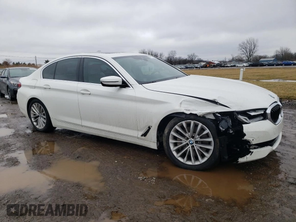 2022 BMW 5 Series 530i xDrive with VIN WBA13BJ07NCH68277, listed as a Copart auction lot 44172635 with 38,282 mi miles and Salvage Title. Bid and sale history available at carsss.com. Image 4.