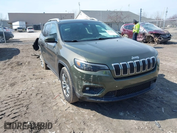 2019 Jeep Cherokee Latitude Plus with VIN 1C4PJMLB8KD146917, listed as a IAAI auction lot 41764434 with 108,104 mi miles and . Bid and sale history available at carsss.com. Image 1.