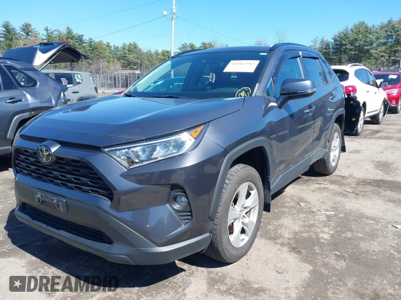 2019 Toyota RAV4 XLE with VIN 2T3P1RFV1KW056420, listed as a IAAI auction lot 41982282 with 53,424 mi miles and . Bid and sale history available at DreamBid. Image 17.