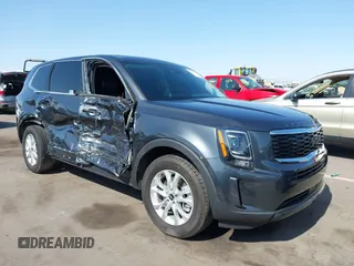 2022 Kia Telluride LX z VIN 5XYP2DHCXNG286083, wystawiony jako IAAI lot #42455962 z przebiegiem 24 599 mil mil oraz . Historia ofert i sprzedaży dostępna na DreamBid. Obrazek 1.