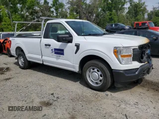 2022 Ford F-150 XL with VIN 1FTMF1CB8NKE95868, listed as a Copart auction lot 50446495 with 0 mi miles and Salvage Title. Bid and sale history available at carsss.com. Image 4.