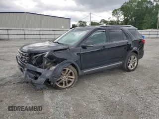 2017 Ford Explorer XLT with VIN 1FM5K8D81HGD00692, listed as a Copart auction lot 58117395 with 133,267 mi miles and Salvage title. Bid and sale history available at DreamBid. Image 1.