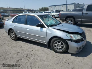 2003 Honda Civic LX with VIN 2HGES16693H580433, listed as a Copart auction lot 69686534 with 142,678 mi miles and Salvage Title. Bid and sale history available at carsss.com. Image 4.