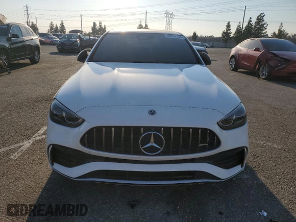 2023 Mercedes-Benz C 43 AMG with VIN W1KAF8HB1PR075633, listed as a Copart auction lot 88280235 with 29,754 mi miles and Salvage Title. Bid and sale history available at DreamBid. Image 5.
