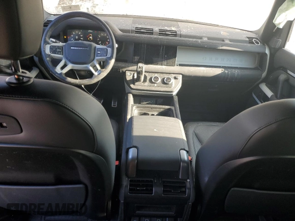 2022 Land Rover Defender S with VIN SALEJ7RX9N2079507, listed as a Copart auction lot 88658025 with 26,381 mi miles and Salvage title. Bid and sale history available at DreamBid. Image 8.