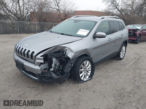 2017 Jeep Cherokee Limited with VIN 1C4PJLDB2HW517656, listed as a IAAI auction lot 41544650 with 143,309 mi miles. Bid and sale history available at carsss.com. Image 19.