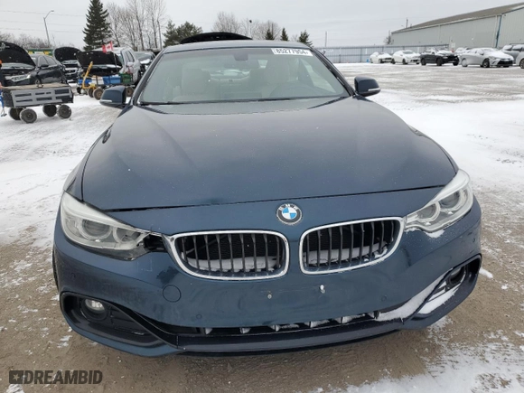 2017 BMW 4 Series 430i xDrive with VIN WBA4R9C55HK878586, listed as a Copart auction lot 85277954 with 0 mi miles and Clean Title. Bid and sale history available at carsss.com. Image 5.