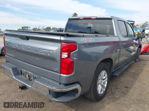 2021 Chevrolet Silverado 1500 LT with VIN 3GCUYDET4MG286201, listed as a IAAI auction lot 41594366 with 86,403 mi miles. Bid and sale history available at carsss.com. Image 4.