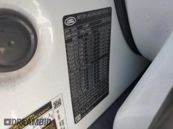 2019 Land Rover Range Rover Velar R-Dynamic SE with VIN SALYL2EX8KA793405, listed as a Copart auction lot 53120675 with 87,171 mi miles and Salvage Title. Bid and sale history available at carsss.com. Image 14.