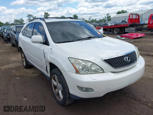 2005 Lexus RX 330 z VIN 2T2HA31U45C049438, wystawiony jako IAAI lot #42337757 z przebiegiem 260 754 mil mil oraz . Historia ofert i sprzedaży dostępna na DreamBid. Obrazek 1.