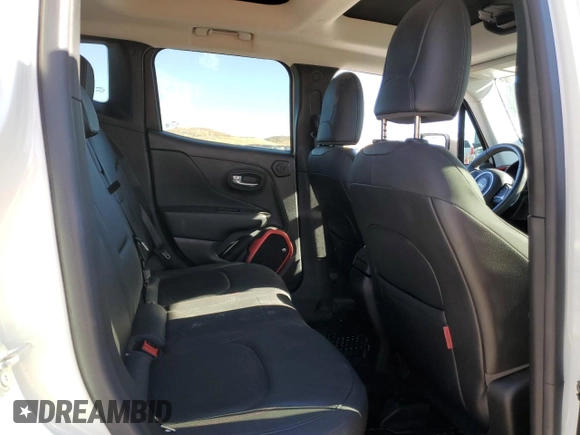2016 Jeep Renegade Trailhawk with VIN ZACCJBCT0GPC61676, listed as a Copart auction lot 65653453 with 76,838 mi miles and Salvage title. Bid and sale history available at DreamBid. Image 10.