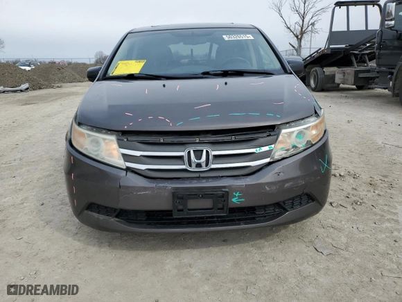 2011 Honda Odyssey EX-L with VIN 5FNRL5H64BB022947, listed as a Copart auction lot 50326515 with 209,360 mi miles and Salvage Title. Bid and sale history available at carsss.com. Image 5.