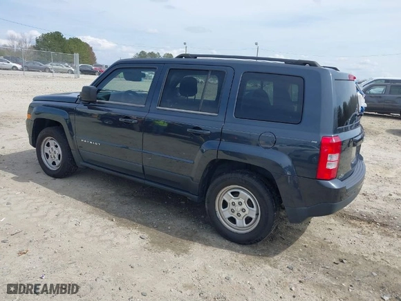2014 Jeep Patriot Sport with VIN 1C4NJPBAXED552655, listed as a IAAI auction lot 41808484 with 186,841 mi miles. Bid and sale history available at carsss.com. Image 3.