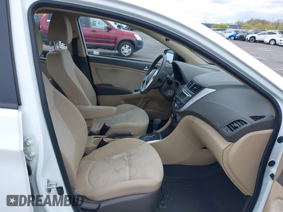 2013 Hyundai Accent GLS with VIN KMHCT4AE6DU291877, listed as a IAAI auction lot 41931876 with 136,781 mi miles. Bid and sale history available at carsss.com. Image 5.