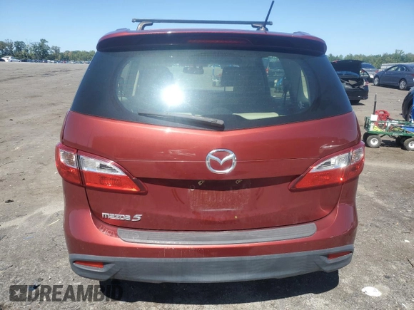 2012 Mazda 5 Grand Touring with VIN JM1CW2DLXC0139813, listed as a Copart auction lot 69896404 with 94,153 mi miles and Salvage Title. Bid and sale history available at DreamBid. Image 6.