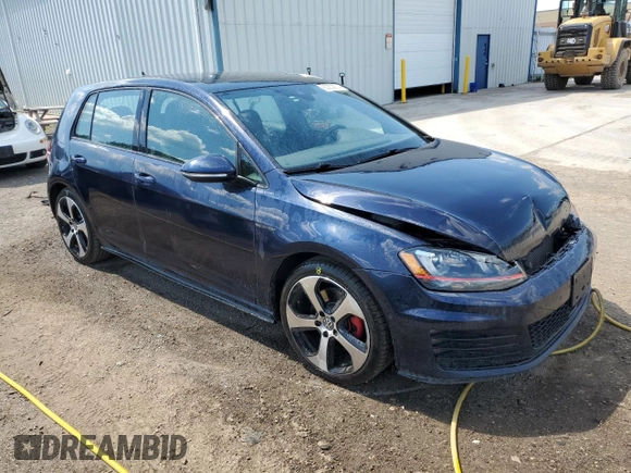 2017 Volkswagen Golf GTI S with VIN 3VW4T7AU9HM052039, listed as a Copart auction lot 60202614 with 103,626 mi miles and Salvage Title. Bid and sale history available at carsss.com. Image 4.