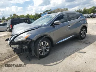 2017 Nissan Murano SL with VIN 5N1AZ2MG7HN104833, listed as a Copart auction lot 72215864 with 77,146 mi miles and Salvage Title. Bid and sale history available at DreamBid. Image 1.
