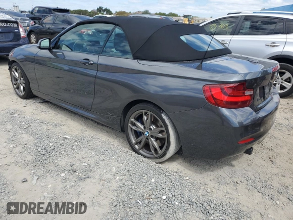 2016 BMW 2 Series M235i with VIN WBA1M1C55GV394370, listed as a Copart auction lot 50843504 with 55,672 mi miles. Bid and sale history available at carsss.com. Image 2.