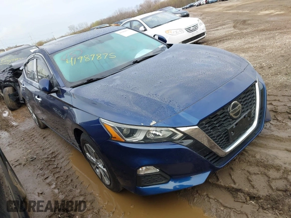 2019 Nissan Altima S with VIN 1N4BL4BV0KC159821, listed as a IAAI auction lot 41989875 with 129,026 mi miles and . Bid and sale history available at carsss.com. Image 1.
