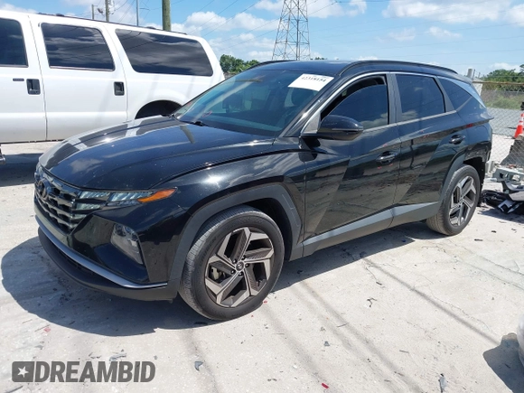 2022 Hyundai Tucson SEL with VIN 5NMJC3AE2NH019454, listed as a IAAI auction lot 42318154 with 43,839 mi miles and . Bid and sale history available at DreamBid. Image 18.