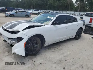 2019 Dodge Charger SXT with VIN 2C3CDXBG8KH681743, listed as a Copart auction lot 65687085 with 76,584 mi miles and Clean title. Bid and sale history available at DreamBid. Image 1.