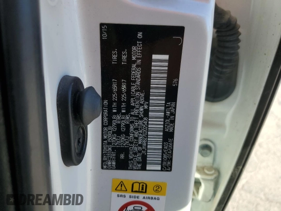 2016 Lexus NX 200t with VIN JTJYARBZ7G2025408, listed as a Copart auction lot 47095005 with 179,631 mi miles and Clean title. Bid and sale history available at DreamBid. Image 12.